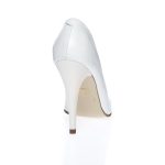 Pantofi stileto din piele naturala - ALB SIDEF-113 BS