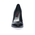 Pantofi stileto din piele naturala - NEGRU BOX - 2691 NB
