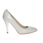 Pantofi stileto din piele naturala - ALB SIDEF - 2691 AS