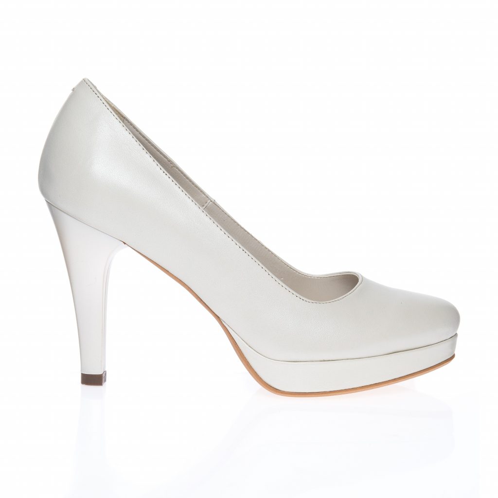 Pantofi din piele naturala - ALB SIDEF - R3 AS
