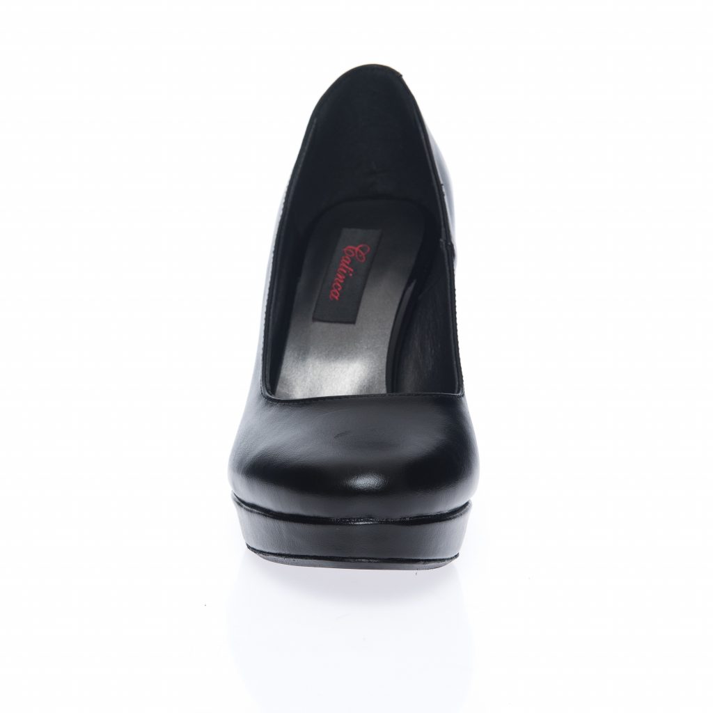 Pantofi din piele naturala - NEGRU BOX - R3 N