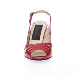 Sandale Dama din Piele Naturala - ROSU LAC - 024 RL