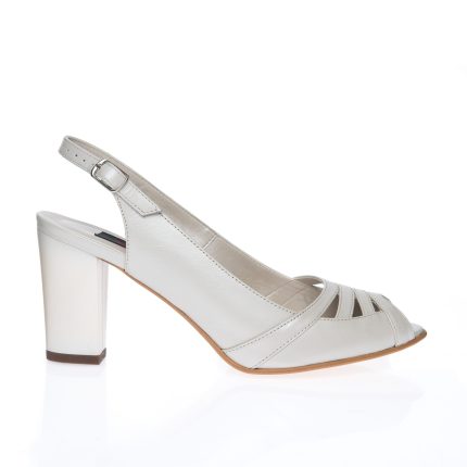 Sandale Dama din Piele Naturala - ALB SIDEF - 024 AS