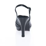 Sandale Dama din Piele Naturala - NEGRU BOX + LAC - 025 NB