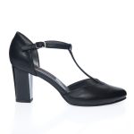 Sandale Dama din Piele Naturala - NEGRU BOX - D9 NB