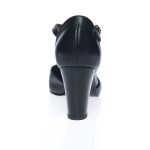 Sandale Dama din Piele Naturala - NEGRU BOX - D9 NB