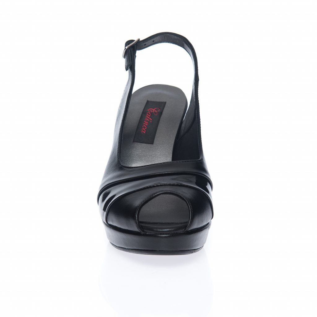 Sandale Dama din Piele Naturala - NEGRU BOX - R9 NB