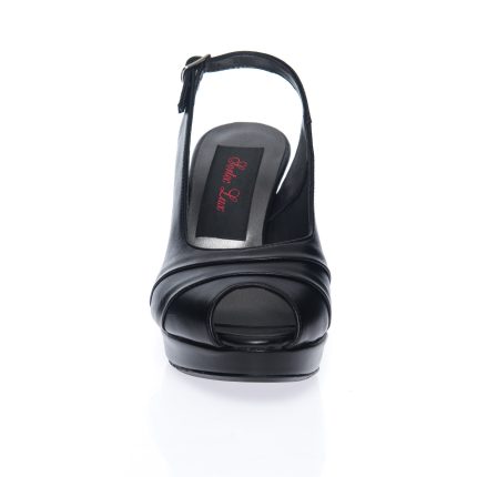 Sandale Dama din Piele Naturala - NEGRU BOX - R9 NB