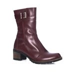 Ghete Dama din Piele Naturala - Bordo Box - 335 BB