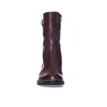 Ghete Dama din Piele Naturala - Bordo Box - 335 BB
