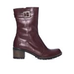 Ghete Dama din Piele Naturala - Bordo Box - 335 BB