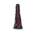 Ghete Dama din Piele Naturala - Bordo Box - 335 BB
