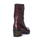 Ghete Dama din Piele Naturala - Bordo Box - 335 BB