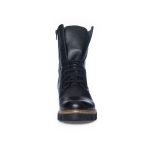 Bocanci Dama din Piele Naturala - Negru Box - BC15 NB
