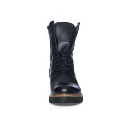 Bocanci Dama din Piele Naturala - Negru Box - BC15 NB
