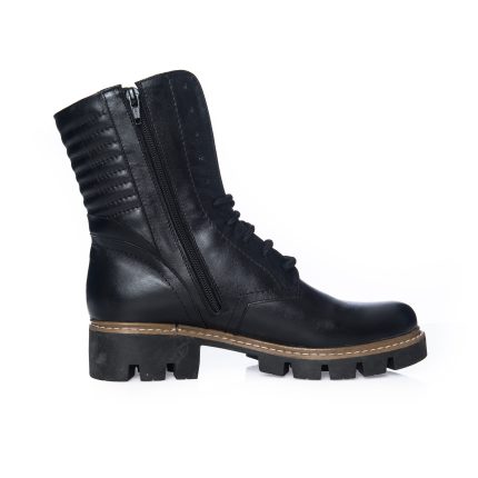 Bocanci Dama din Piele Naturala - Negru Box - BC15 NB
