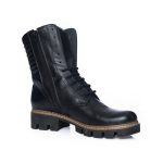 Bocanci Dama din Piele Naturala - Negru Box - BC15 NB