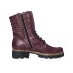 Bocanci Dama din Piele Naturala - Bordo Box - BC15 BOB
