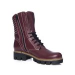Bocanci Dama din Piele Naturala - Bordo Box - BC15 BOB