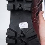 Bocanci Dama din Piele Naturala - Bordo Box - BC15 BOB