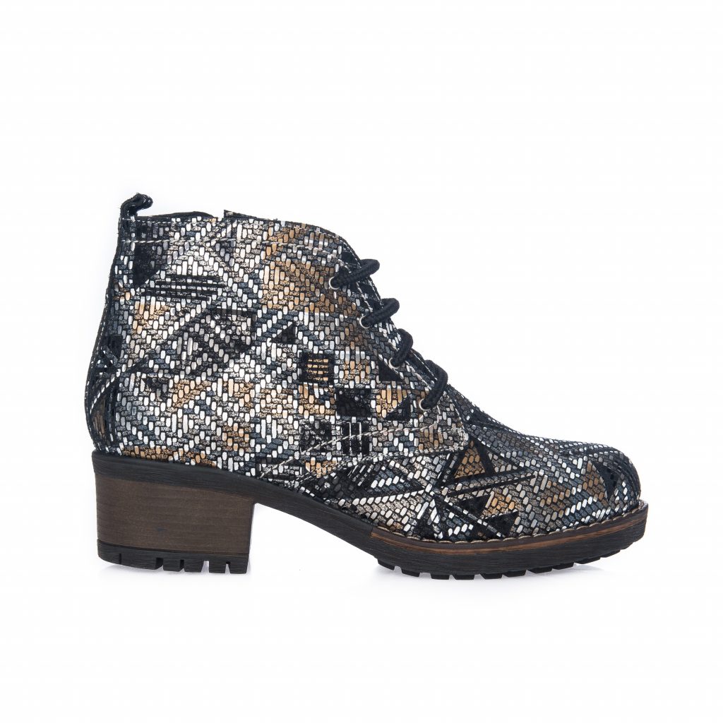 Ghete Dama din Piele Naturala - Mozaic - BC16 MZ
