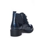 Ghete Dama din Piele Naturala - Blu Croco - BC16 BC