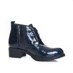 Ghete Dama din Piele Naturala - Blu Croco - BC16 BC