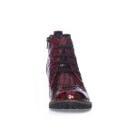 Gheata Dama din Piele Naturala - Rosu Croco - BC16 RC