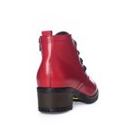 Gheata Dama din Piele Naturala - Rosu Box - BC16 RB