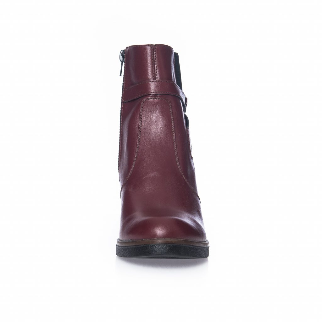 Gheata Dama din Piele Naturala - Bordo Box - GX18 BB