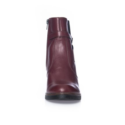 Gheata Dama din Piele Naturala - Bordo Box - GX18 BB