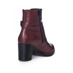 Gheata Dama din Piele Naturala - Bordo Box - GX18 BB