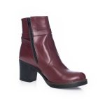 Gheata Dama din Piele Naturala - Bordo Box - GX18 BB
