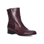 Gheata Dama din Piele Naturala - Bordo Box - GX19 BB