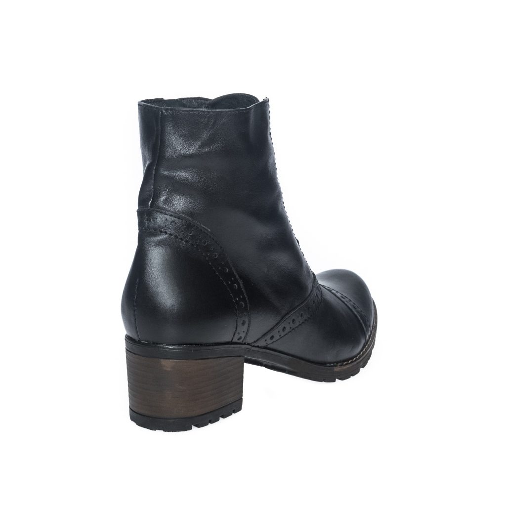 Gheata Dama din Piele Naturala - Negru - BC1 N