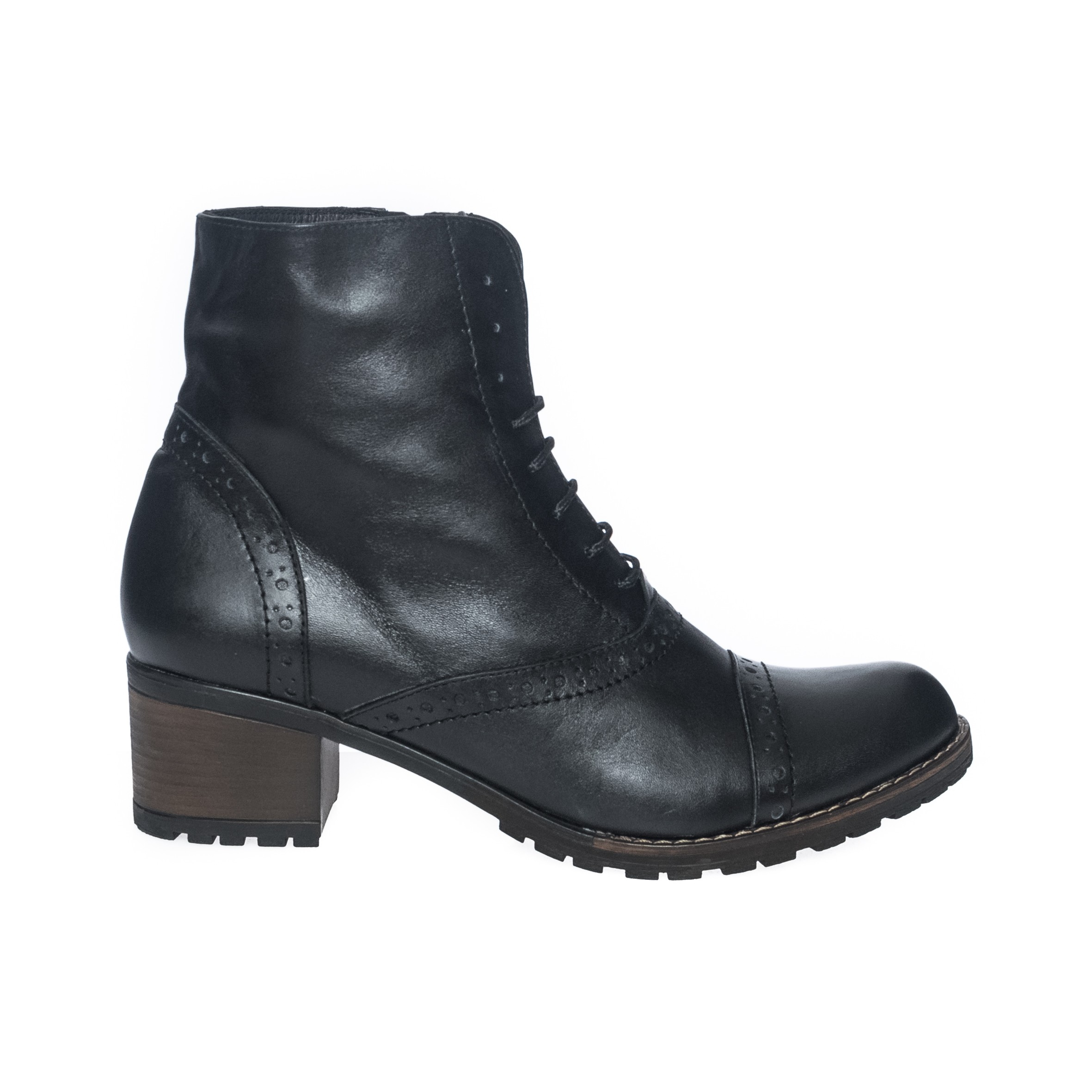 Gheata Dama din Piele Naturala - Negru - BC1 N Gheata Dama din Piele Naturala - Negru - BC1 N