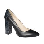 Pantofi dama din piele naturala - Negru cu imprimeu - 2692 NI