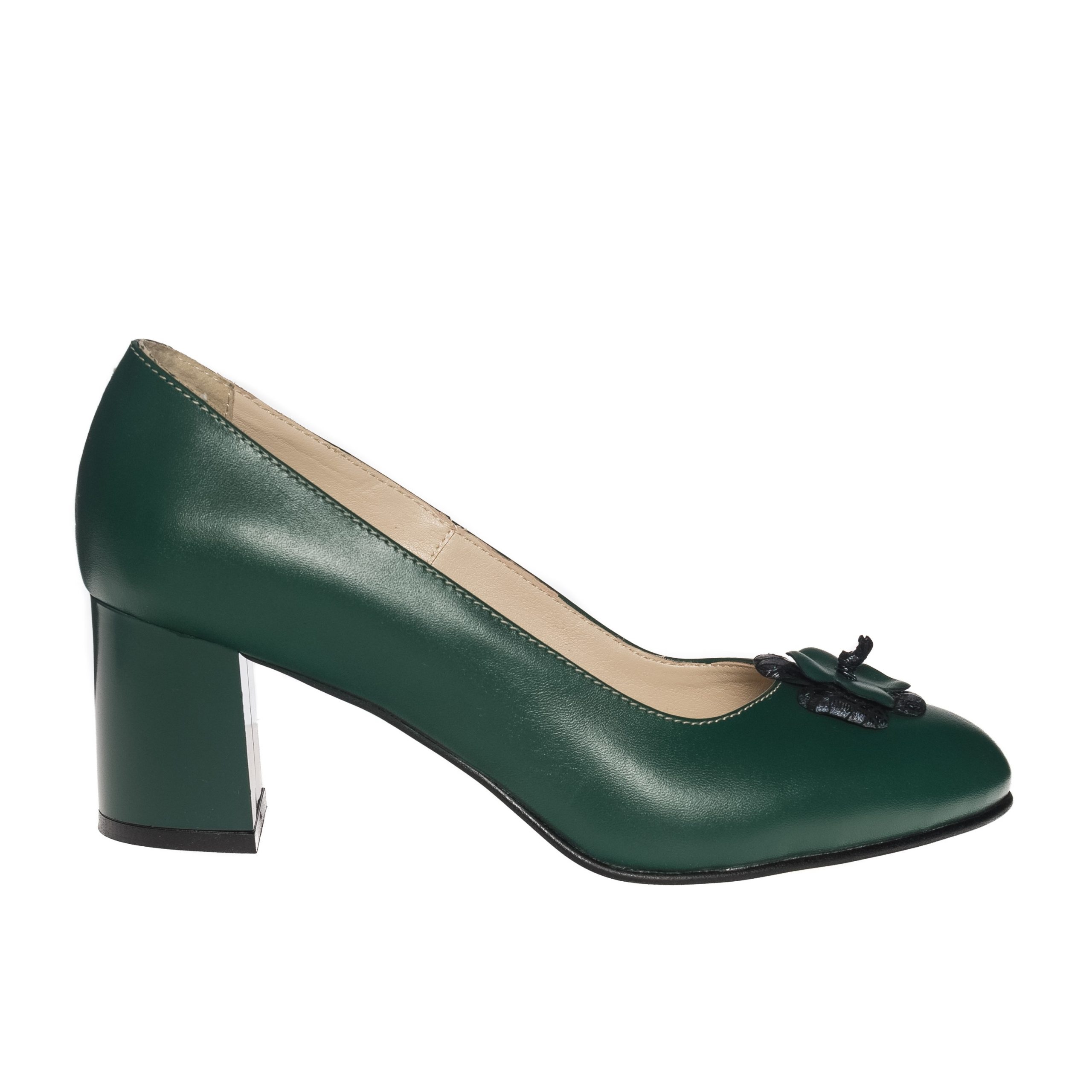 Pantofi dama din piele naturala - Verde - R6 V Pantofi dama din piele naturala - Verde - R6 V