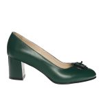 Pantofi dama din piele naturala - Verde - R6 V