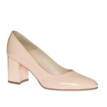 Pantofi dama din piele naturala - Lac Nude - R7 LN