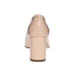 Pantofi dama din piele naturala - Lac Nude - R7 LN