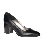 Pantofi dama din piele naturala - Negru - R7 N
