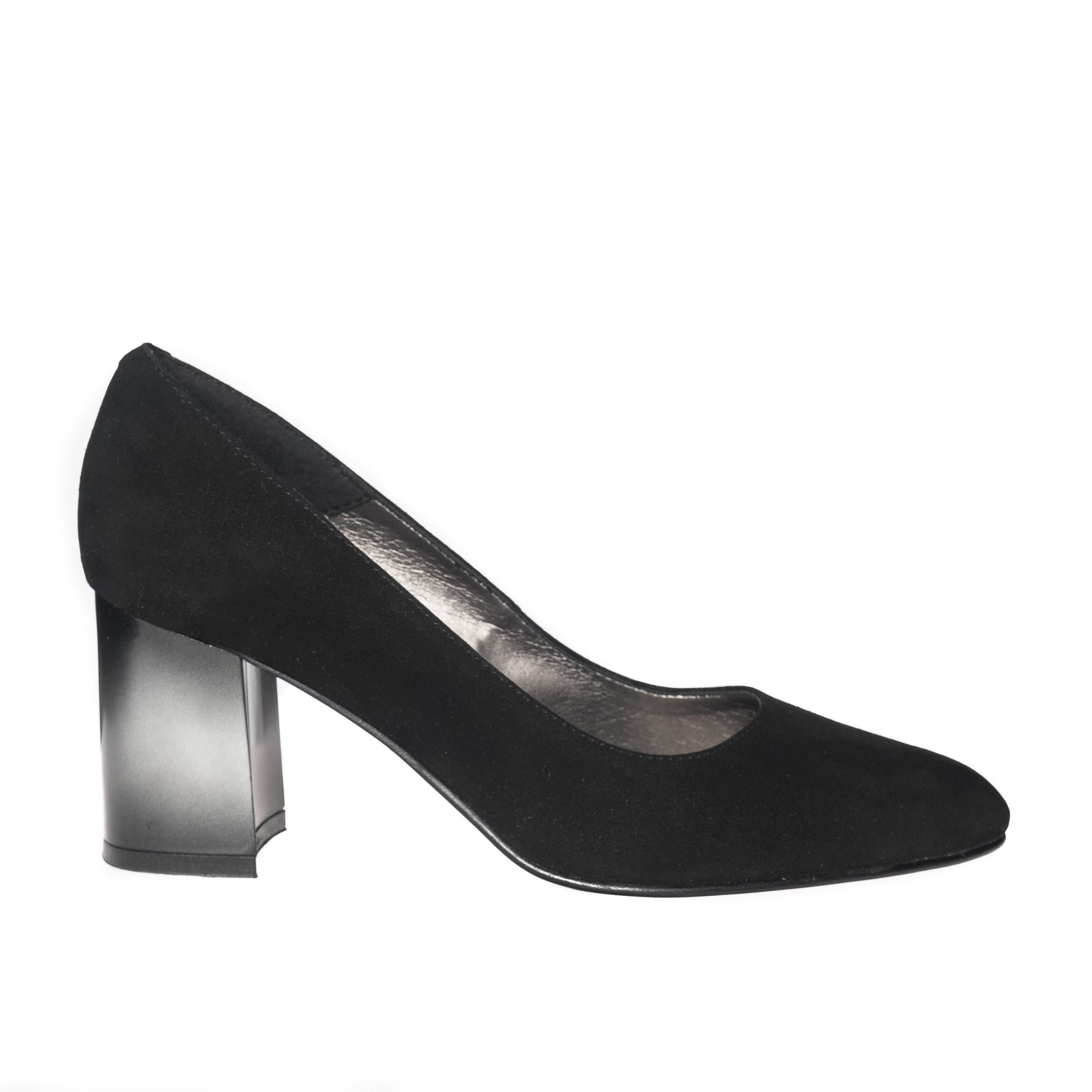 Pantofi dama din piele naturala - Negru Antilopa - R7 NA Pantofi dama din piele naturala - Negru Antilopa - R7 NA