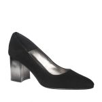 Pantofi dama din piele naturala - Negru Antilopa - R7 NA