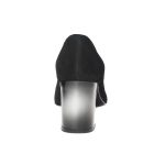 Pantofi dama din piele naturala - Negru Antilopa - R7 NA