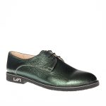 Pantofi dama din piele naturala - Verde - G10 V