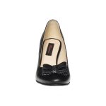 Pantofi dama din piele naturala - Negru cu buline - R5 NB
