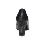 Pantofi dama din piele naturala - Negru cu buline - R5 NB