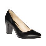 Pantofi dama din piele naturala - Negru - R4 N