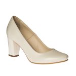 Pantofi dama din piele naturala - Bej Sidef - R4 BS